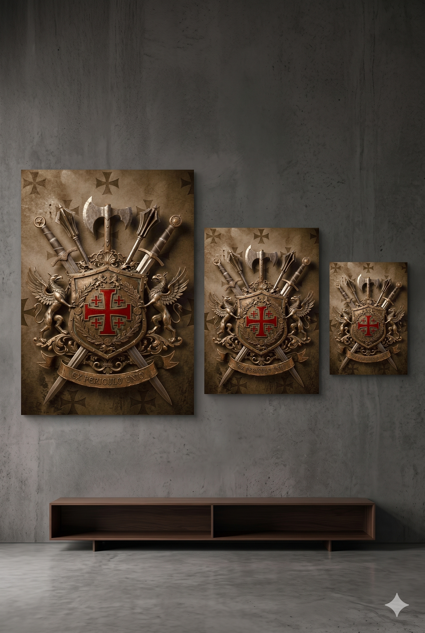 Templar Coat of Arms Wall Art
