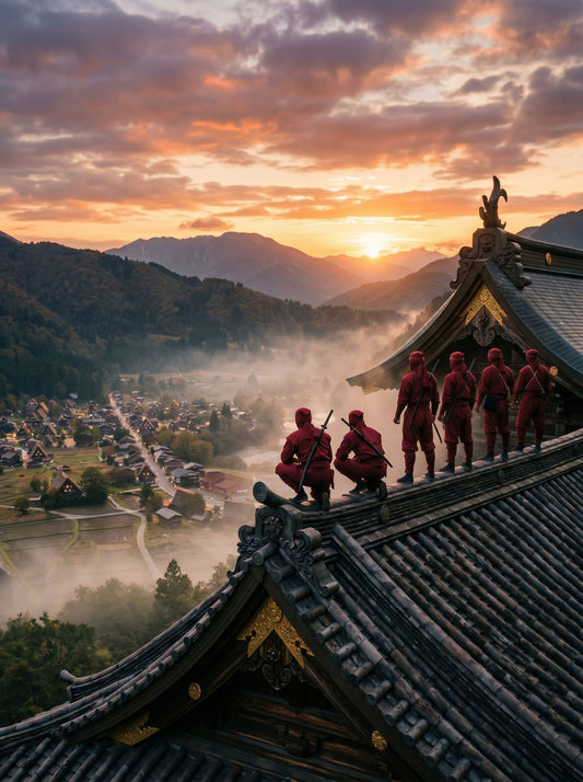 Crimson Watch over the Temple of Shadows
