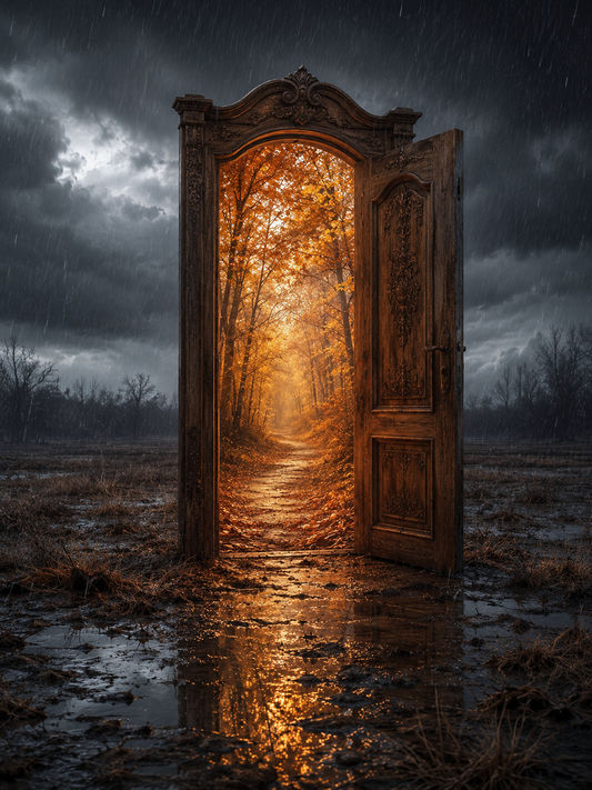 The Doorway in the Rain