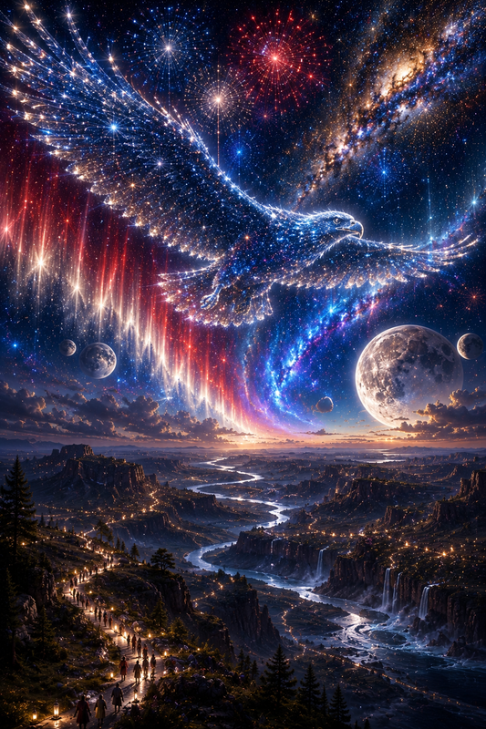 The Eagle and the Moonlit Frontier