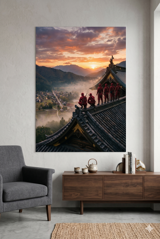 Crimson Watch over the Temple of Shadows